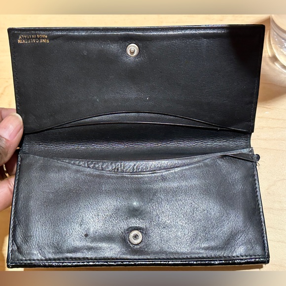 Fiocchi Lecco Italian leather reptile design horse it wallet - Picture 13 of 17